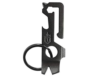 Gerber Gear Mullet Keychain - Multi-Tool Keychain with Pry Bar, Bottle Opener, and Wire Stripper - EDC Gear and Equipment - Black - style: Mullet-Black