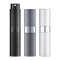 LISAPACK 8ML Atomizer Perfume Spray Bottle for Travel (3 PCS) Empty Cologne Dispenser, Portable Sprayer (Black, Silver, Grey) - color: 3 Colors3