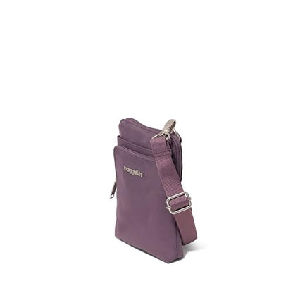 Baggallini Women's Securtex Anti-theft Activity Crossbody Bag - color: Misty Purple