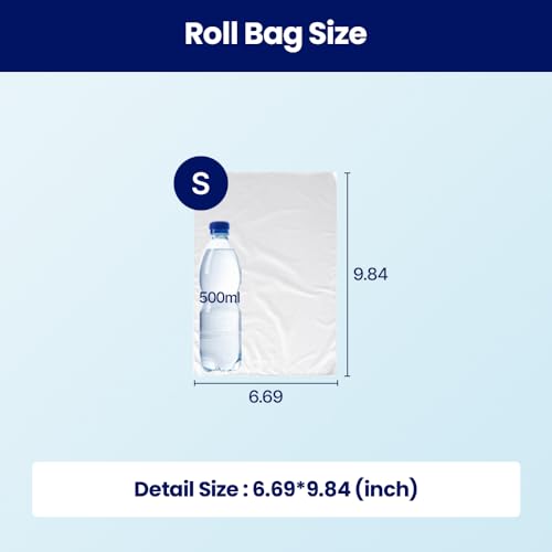 CLEANWRAP Food Storage Roll Bags (6.69 * 9.84-200 PCS) - Mother's Day Gifts for Mom - Roll Food Bags, Mini & Produce Bags - size: Small