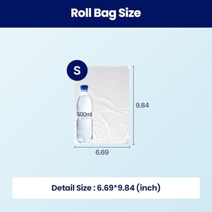 CLEANWRAP Food Storage Roll Bags (6.69 * 9.84-200 PCS) - Mother's Day Gifts for Mom - Roll Food Bags, Mini & Produce Bags - size: Small