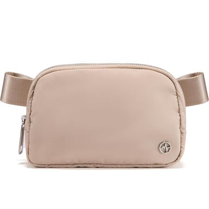 Pander Everywhere Belt Bag for Women, Fashion Waist Packs, Crossbody Bags, Everywhere Belt Bag with Adjustable Strap (Raw Linen). - color: Raw Linen Beige