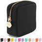 Embla Small Makeup Bag for Purse, Mini Waterproof Nylon Cosmetic Pouch, Durable and Lightweight Travel Toiletry Bag with Smooth Zipper, Black - color: Black, size: Mini