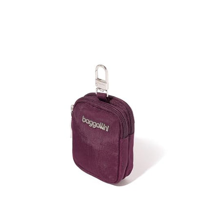 Baggallini womens On the Go Mini Pouch - color: Mulberry