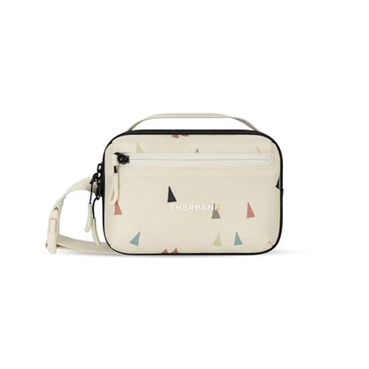 Sherpani Hyk, Small Sling Bag, 1L Belt Bag, Lightweight Travel Fanny Pack, Sling Crossbody Purse with RFID Blocking - color: Terrazzo