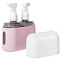 Yamadura Travel bottles for Toiletries, TSA Approved Travel Containers, Refillable, Portable, Spray Bottles and Pump Bottles with Labels for Creams, Perfumes and Shampoos (Pink) - color: Pink