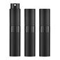 LISAPACK 8ML Atomizer Perfume Spray Bottle for Travel (3 PCS) Empty Cologne Dispenser, Portable Sprayer Travel Essentials for Men and Women (Black) - color: 3 Black