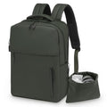 Lightweight Commute Backpack for Men & Women, Water-Resistant Travel Daypack with 15.6-Inch Laptop Compartment & Anti-Theft Pockets, Forest Green - color: Forest Green