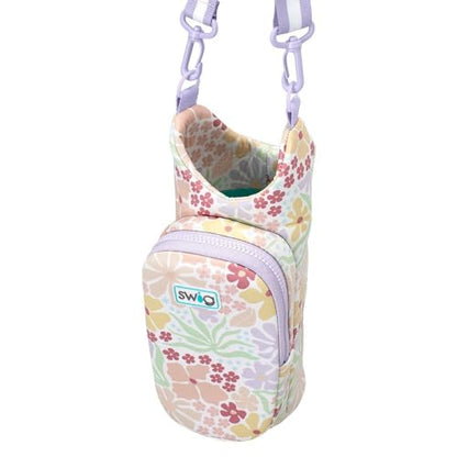 Swig Life Water Bottle Sling Bag, Water Bottle Holder with Adjustable Strap, Carrier Bag with Zippered Phone Pocket, Holds 36oz (Fresh Cut) - color: Fresh Cut