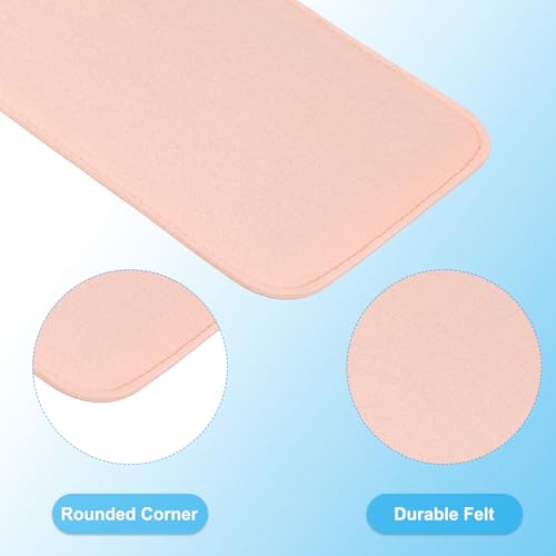PATIKIL Felt Base Shaper, Bag Bottom Shaper Pad Purse Liner Board Insert Oval for Handbags Tote Crossbody Bag Backpack - color: Pink, size: 15x7 Inch