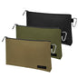 COREFLEX Premium Tool Pouch Zipper Bag, Small Tool Bag, Multipurpose Storage pouch, Heavy duty Flat Bottom Tool bag with YKK Zipper (3 pack Large 12inch) - size: 3 pack Large 12inch Khaki