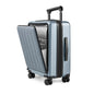 NINETYGO Carry On Luggage 22X14X9 Airline Approved with Front Pocket, 20 Inch Luggage with Front Compartment, Expandable, Double Spinner Wheels, Hardsided PC, TSA Lock (Shadow, Seine Max) - color: 10-Shadow (Seine Max), size: Carry-On 20-Inch (Clamshell,