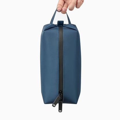 Comfyable Small Toiletry Bag for Men, Slim Mini Toothbrush Bag, Dopp Kit Bag - color: Blue+, size: Medium