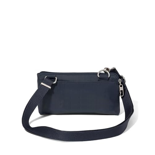 Baggallini Classic Anti-Theft Mini Wallet Crossbody - color: French Navy