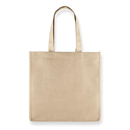 True Wine Tote Bag with Dividers, 6 Bottle Carrier for Wines & Champagne Bottles, Perfect for Travel, Holiday, Birthday Party - color: Beige