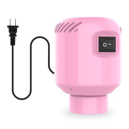 Electric Pump for Vacuum Storage Bags, Travel Vacuum Pump for Various Vacuum Seal Bags Portable Vacpack Air Pump for Compression Clothing Blanket Luggage Pink (Storage Bag Not Included) - color: Pink