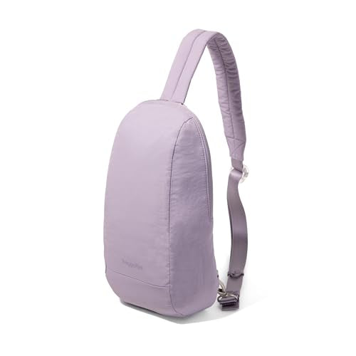 Baggallini Swift Sling - Lightweight 7.25"x 12.5" Crossbody Sling Backpack with Convertible - color: B-lite Lilac