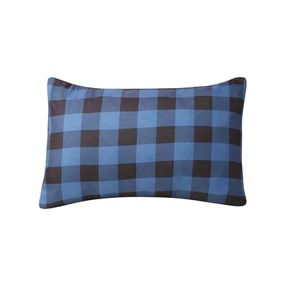 Teton Sports Camp Pillow; Great for Travel, Camping and Backpacking; Washable, Blue Plaid - color: Blue Plaid