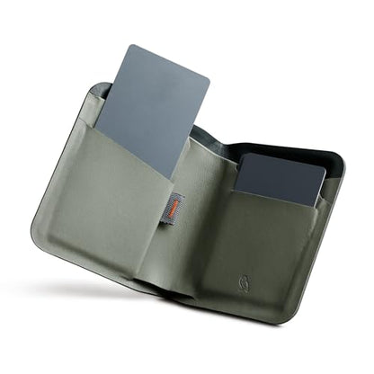 Bellroy Apex Note Sleeve – (Molded leather billfold wallet, RFID protected) - Everglade - color: Everglade