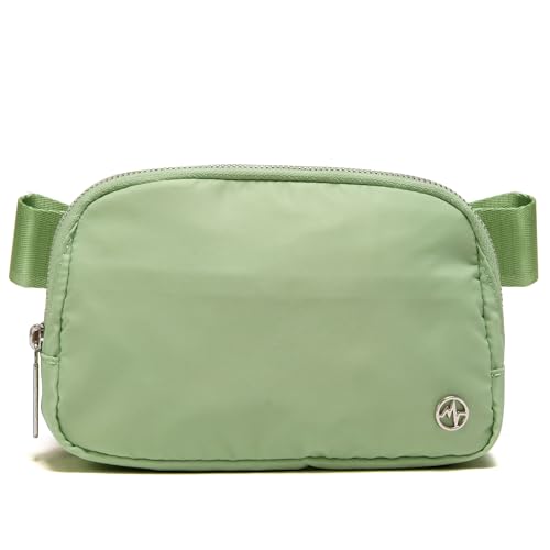 Pander Everywhere Belt Bag for Women, Fashion Waist Packs, Crossbody Bags with Adjustable Strap (Green Asparagus). - color: Green Asparagus