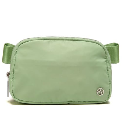Pander Everywhere Belt Bag for Women, Fashion Waist Packs, Crossbody Bags with Adjustable Strap (Green Asparagus). - color: Green Asparagus