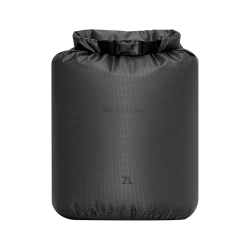 Bee Nesting Waterproof Dry Bag Lightweight Dry Sack Marine Dry Bags Suitable for swimming,kayaking,rafting boating, surfing, outdoor travel, mountaineering,hiking - color: Dark gray, size: 2L