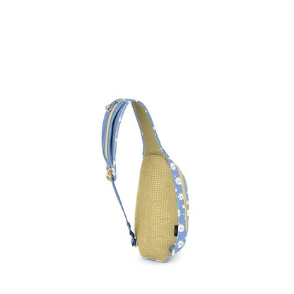 Osprey Daylite Shoulder Sling Bag - Crossbody Backpack for Everyday Carry, Festivals, and Travel - color: Daisy Print-sevres Blue