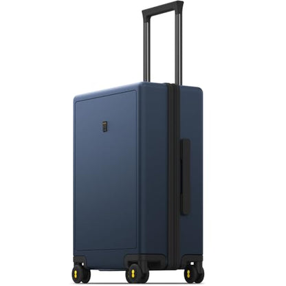 LEVEL8 Carry on Luggage Airline Approved, Carry-on Suitcases with Wheels, Lightweight Hardside Luminous Textured Luggage for Travel with Tsa Lock, 20 Inch, Navy - color: Navy, size: Carry-On 20 Inch