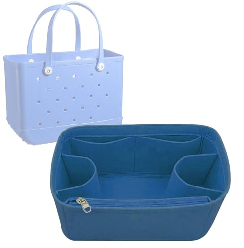 Lckaey beach accessories for bogg bag organizer xl Organizing for bogg tote accessories inserts divider organizer 3018Blue-L - color: Blue, size: Large