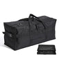 Travel Duffle Bag,Foldable Extra Large Duffel Bags,carry on Travel Bag For Men And Women Camping/Moving Boxes/Airplanes/Hospital/Tent (106 Liter, Black) - color: Long 106L