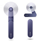Portable mini handheld Fan, small Rechargeable Personal Fan for 9-15 Hours Runtime, Pocket Design for Travel/Women Essentials/vacation/beach/vacation/airplane/disney - color: BLue