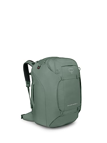 Osprey Sojourn Porter 65L Travel Backpack - Carry-On Compliant Luggage with StraightJacket Compression and Padded Laptop Sleeve - Durable Pack for International or Urban Travel, Koseret Green - color: Koseret Green, size: 65L