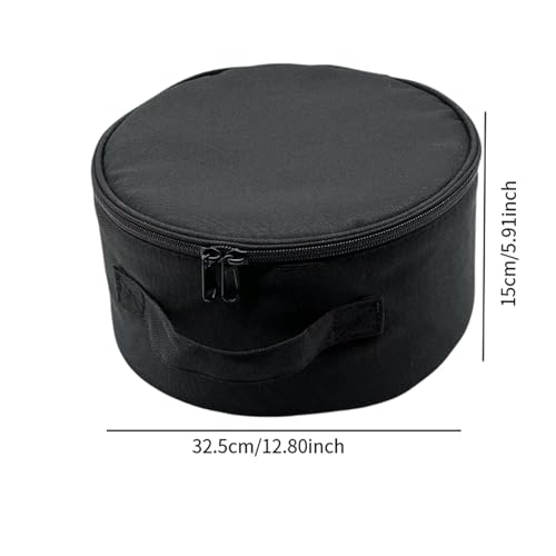 Folding Fan Storage Bag Bag Camping Gear Organizer Portable Cosmetic Bag for Picnic Backpacking Camping Outside, 12inch