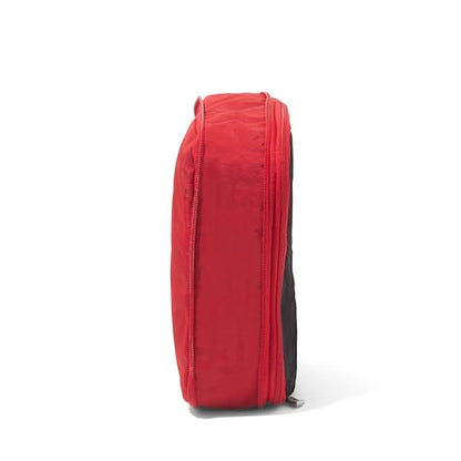 Baggallini Compression Cube 3-piece set - Lightweight Compression Packing Cubes for Travel - color: Scarlet