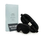 MATASSE 100% Mulberry Silk Sleep Mask 22 Momme Grade 6A - 3D Contoured Eye Mask for Sleeping, 14mm Deep Eye Cups, Total Blackout Blindfold for Women Men, Adjustable Strap, Side Sleeper (Black) - color: Black
