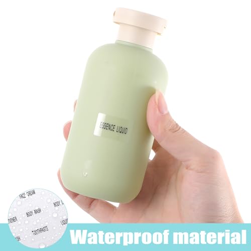 180pcs Waterproof Clear Labels for Travel Size Bottles, Cosmetic Jars, Bathroom Beauty Organization, Refillable Bottles Sticker for Lotion, Cream, Body Wash, Shampoo