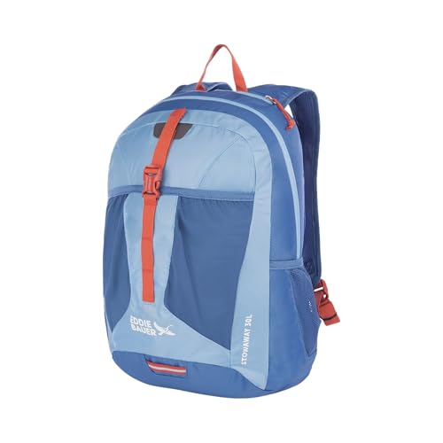 Eddie Bauer Stowaway Packable Backpack | Travel | Outdoor | Lightweight | Foldable | Durable | Ripstop Polyester | 30L - Coast Blue - color: Coast Blue, size: 30L