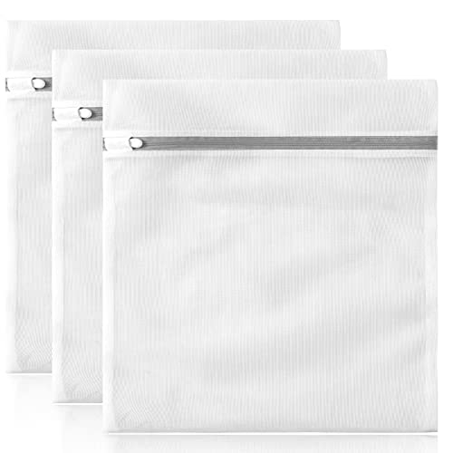 3 Pack XXL Mesh Laundry Bags by MDSXO- Large Jumbo Durable Delicates Bag for Washing Machine for Jackets, Curtains, Jeans 24 * 24 inch [3 Pack] - size: 3XXL(Adult Size)