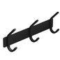VAEHOLD Coat Hooks Wall Hook for Hanging Clothes Robes Towels Hats Heavy Duty Coat Hanger Coat Rack Wall Mount with 3 Hooks - Black - color: Black, size: “C“ Shape 3 Hooks 1 Pack