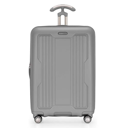 Traveler's Choice Ultimax II Polycarbonate Hardside Luggage with Spinner Wheels, Slate Gray, 25-Inch Medium Luggage - color: Slate Gray, size: 25-Inch Medium Luggage
