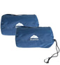 BlueHills Ultra Compact Travel Blanket 2 Pack Large Soft Cozy Portable Blanket Sheet with Carry Case and for Flight Airplane Car Layover Camping Hotel Blue C203-2PK-Navy - color: C201-2pk-navy