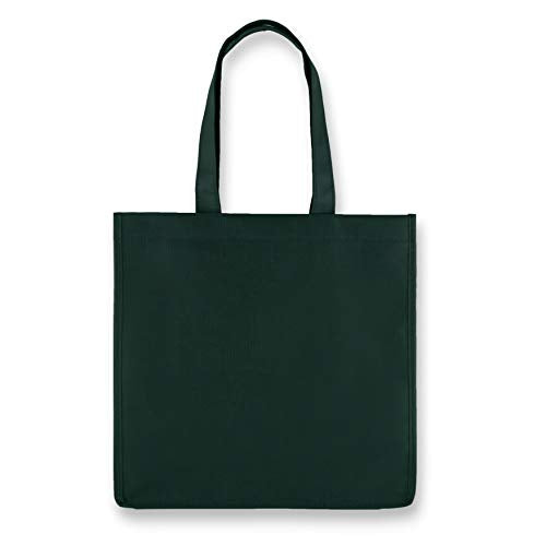 True Wine Tote Bag with Dividers, 6 Bottle Carrier for Wines & Champagne Bottles, Perfect for Travel, Holiday, Birthday Party - color: Green