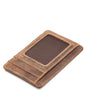 Handcrafted Genuine Leather Wallets, Minimalist Cardholders, and Passport Covers, Handmade Gift - color: Camel, style: Windowed Cardholder