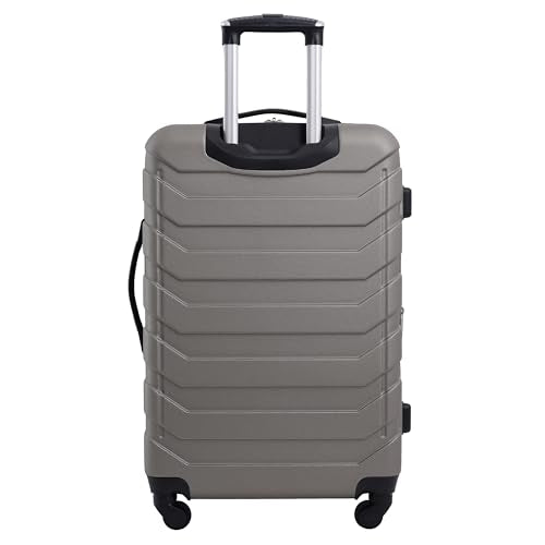 Wrangler 4 Piece Miami Luggage and Packing Cubes Set, Desert Taupe - color: Desert Taupe, size: 4 Piece Set