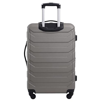 Wrangler 4 Piece Miami Luggage and Packing Cubes Set, Desert Taupe - color: Desert Taupe, size: 4 Piece Set