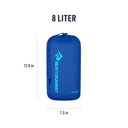 Sea to Summit Lightweight Stuff Sack, Durable Outdoor and Travel Storage - color: Surf Blue, style: 8 Liter
