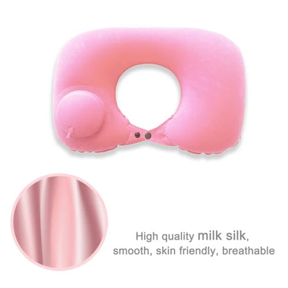 Inflatable Foot Rest, Carseat Feet Pillow, Airplanes Inflatable Foot Rest Cars, Travel Footrest Pillow for Home Office,Trains, 14.5" L×11.8" W×7.9”H