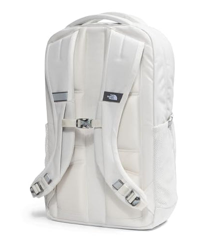 The North Face Women's Jester Everyday Laptop Backpack - Commuter Travel Bag, Laptop Sleeve, Water-Repellent, White Dune/Granite Grey, One Size - color: White Dune/Granite Grey