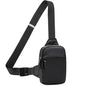 Mini Sling Bag for Men Crossbody,Small Chest Bag Casual Trendy Waterproof Lightweight Phone Crossover Daypack - color: Black Mini Sling Bag for Men and Women