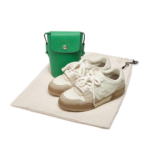 LAKE OF FIRE 4-Piece Travel Shoe Bags for Packing, 17.7" x 13.8" Dustproof Shoe Bags with Drawstring Closure,Washable & Reusable(Beige) - color: Beige